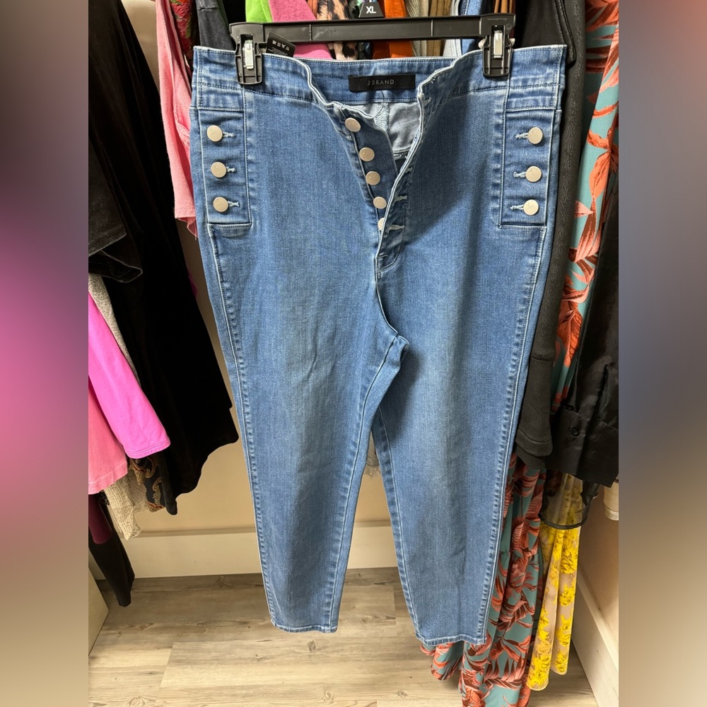 J Brand NATASHA SKY HIGH CROP SKINNY